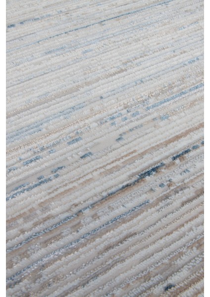 Luxess Nova 1123 Mavi Halı Kilim Kaymaz Taban Yıkanabilir Salon Mutfak Kesme Yolluk