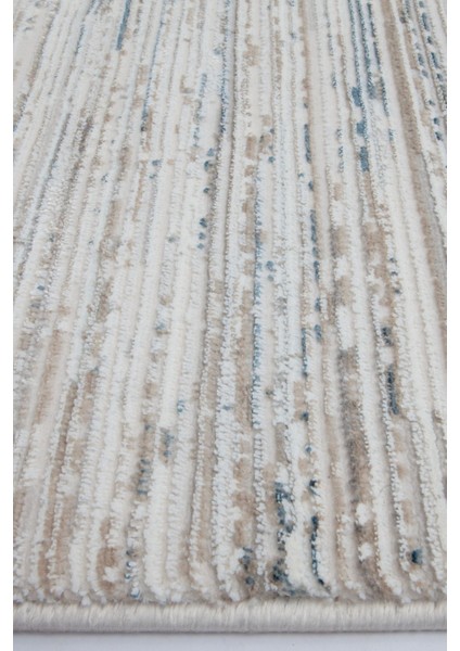Luxess Nova 1123 Mavi Halı Kilim Kaymaz Taban Yıkanabilir Salon Mutfak Kesme Yolluk