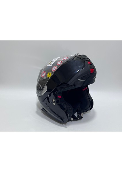 N100-5 Classic N-Com Çene Açılır Kask L Beden