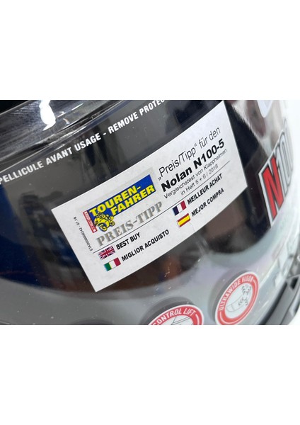 N100-5 Classic N-Com Çene Açılır Kask L Beden