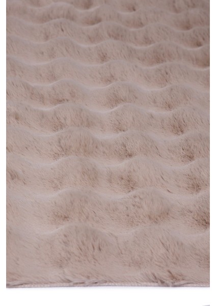 Enti Nice 9305 Vizon Yıkanabilir Kabartmalı Yumuşak Halı Kaymaz Suni Kürk Post Peluş modelleri