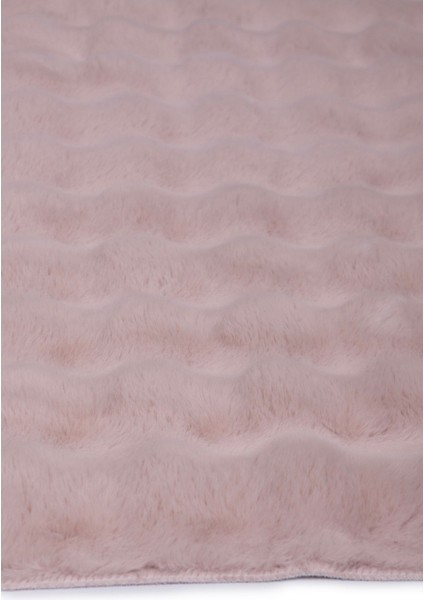 Enti Nice 9304 Pudra Yıkanabilir Kabartmalı Yumuşak Halı Kaymaz Suni Kürk Tavşan Post Peluş modelleri