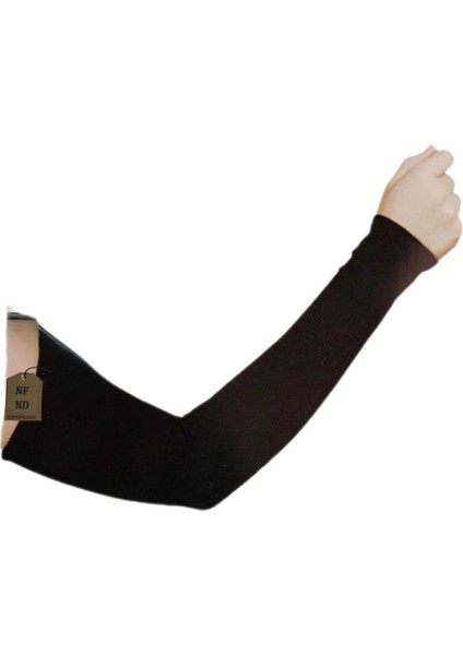 Boyunluklu Bone ve Kolluk Tesettür Siyah Hijab Ikili Set Pratik Bone