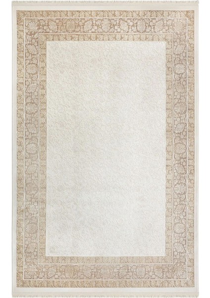 Enti Naturel 1714 Kahve Yumuşak Dokulu Parlak Görünümlü Halı Kesme Yolluk