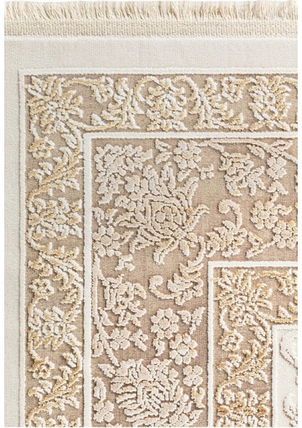 Enti Naturel 1714 Kahve Yumuşak Dokulu Parlak Görünümlü Halı Kesme Yolluk indirimleri