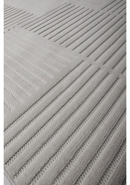 Enti Prag 9203 Gri Halı Yolluk Modern Salon Halısı Antre Hol modelleri