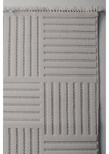 Enti Prag 9203 Gri Halı Yolluk Modern Salon Halısı Antre Hol indirimleri