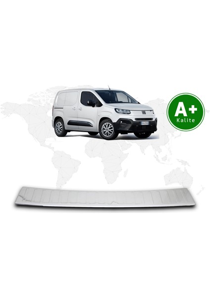 Fiat Doblo Panelvan Krom Arka Tampon Eşiği 2024 Model ve Sonrası