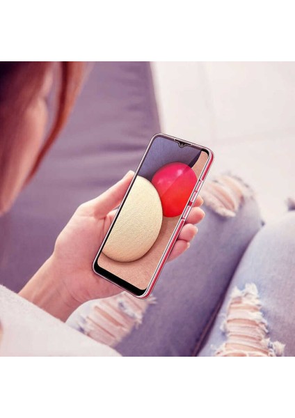 Galaxy A72 Kılıf Hgea Enjoy Kapak-Renksiz