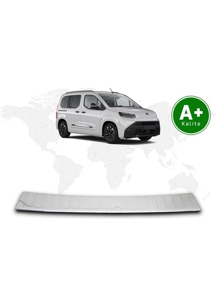 Toyota Proace City Krom Arka Tampon Eşiği 2024 Model ve Sonrası
