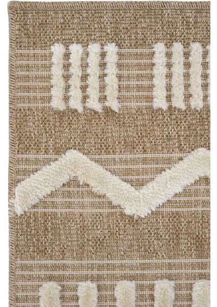 Seyran Marakesh Jüt Beyaz Hasır Dokulu Halı Salon Mutfak Kesme Yolluk Halısı modelleri