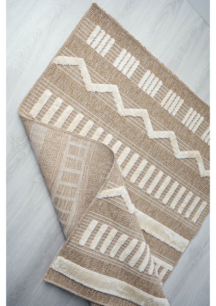 Seyran Marakesh Jüt Beyaz Hasır Dokulu Halı Salon Mutfak Kesme Yolluk Halısı indirimleri