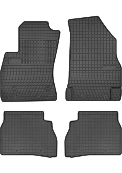 Opel Combo D Combivan, Ön ve Arka Kabin 2011-2018 Arası Uyumulu Kauçuk Paspas