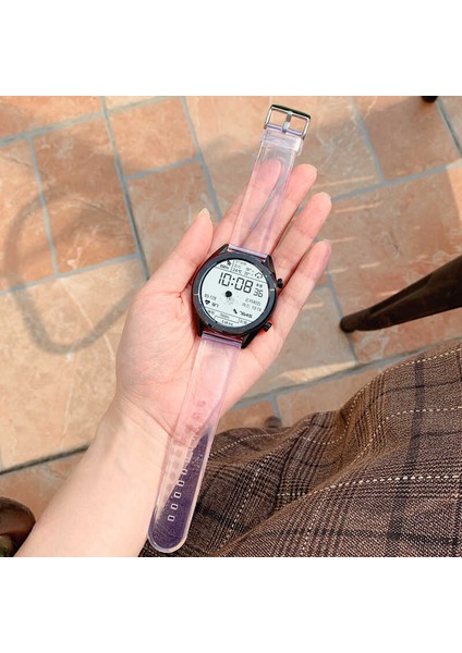 Galaxy Watch Active 2 40MM Krd-13 Şeffaf Uyumlu Kordon Zore - Renksiz