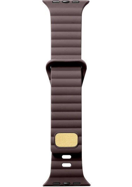 Watch 7 41MM Uyumlu Krd-73 Uyumlu Kordon Zore - Kahverengi
