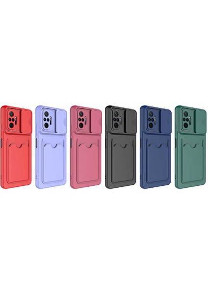 Xiaomi Redmi Note 10 Pro Kılıf ​hgea Kartix Kapak-Kırmızı fiyatları