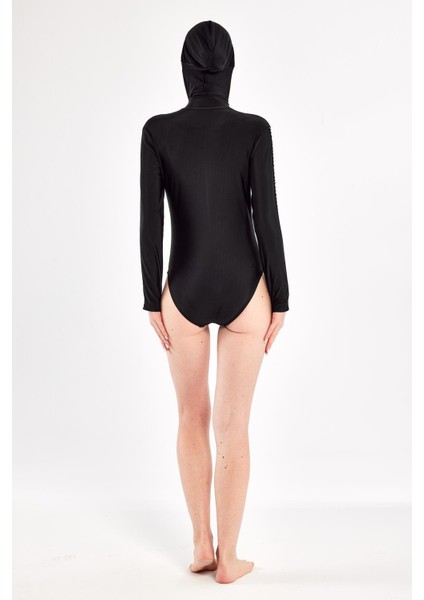 1109 Oreta Uzun Kollu Tesettür Mayo modelleri