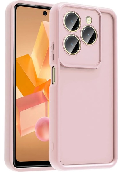 Infinix Hot 40 Uyumlu Kamera Korumalı Parlak Stil Tasarım Kapak