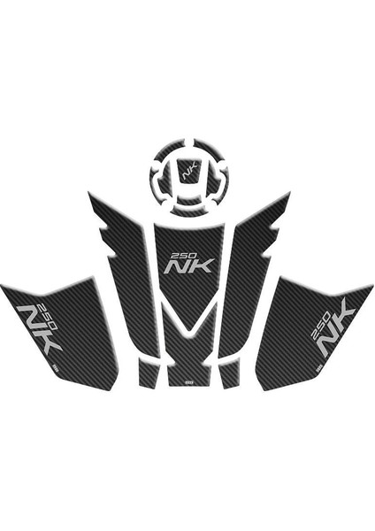 Cf Moto 250 Nk 2023 - 2024 Uyumlu Tank Pad Set 8 Parça