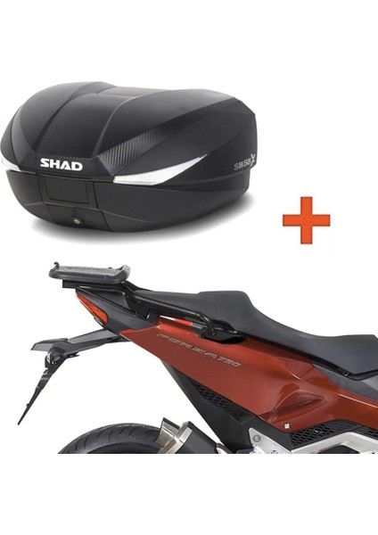 X-Adv / Forza 750 (2021-2025) SH58X Genişleyebilir Topcase ve Bağlantı Demiri Seti