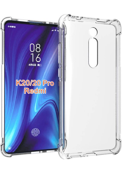 Xiaomi Redmi K20 Kılıf Hgea Nitro Anti Shock Silikon-Renksiz