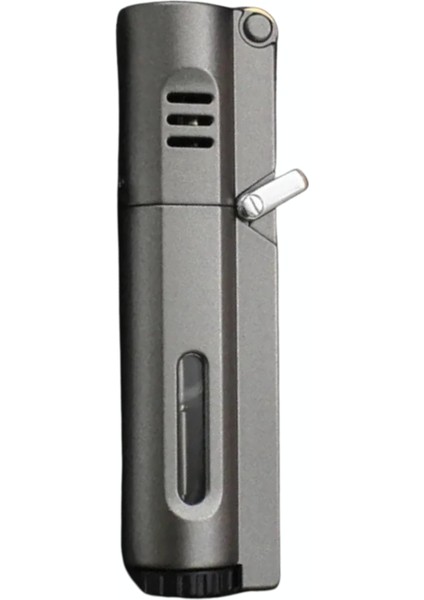 Premiumquality Gunmetal 3 Torch Pürmüz Metal Puro Çakmağı