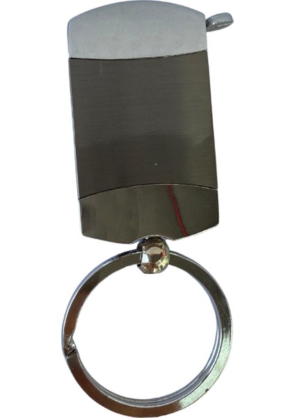 Premiumquality Gunmetal Gümüş Metal Soft Flame Çakmak