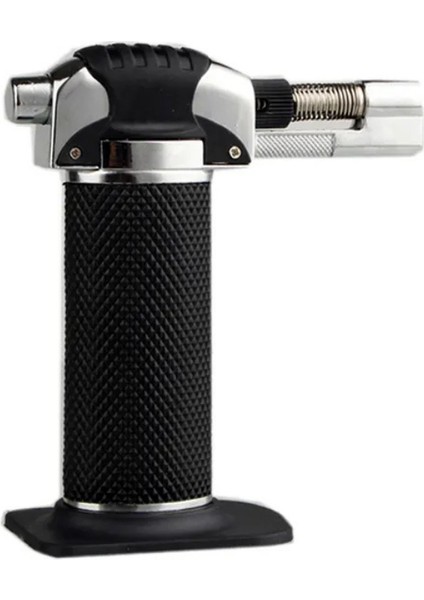 Premiumquality Tek Torch Pürmüz Siyah Gümüş Metal Masa Tipi Puro Çakmağı modelleri