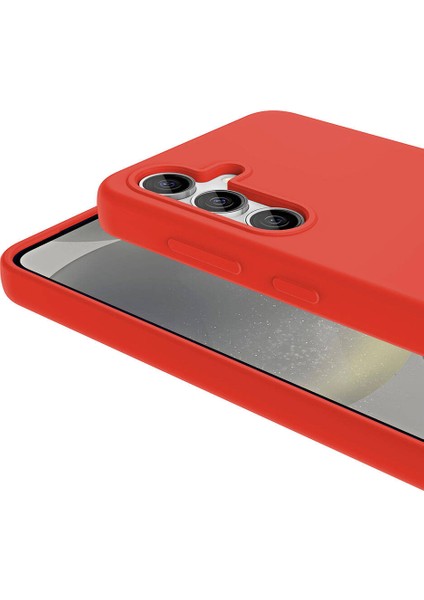 Galaxy S24 Plus Kılıf Magsafe Şarj Özellikli Sıvı Teknolojili Silinebilir Sert Hgea Kivi Kapak-Pembe fiyatları