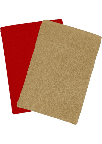 2 Li Lüks El Yüz Havlu Seti 50X90 cm %100 Pamuklu Gramajlı Bejra fiyatları