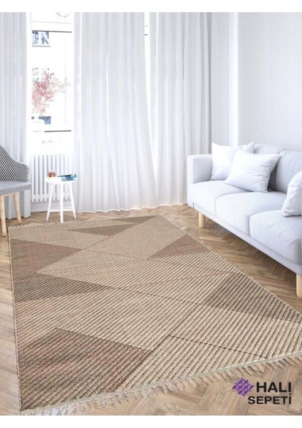 Enti Bukle 1413 Bej Iskandinav Halı Kesme Yolluk Salon Halı Koridor Oturma Odası Halısı fiyatları