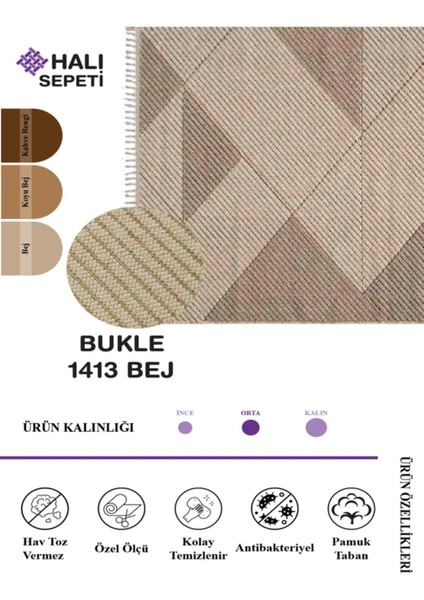 Enti Bukle 1413 Bej Iskandinav Halı Kesme Yolluk Salon Halı Koridor Oturma Odası Halısı modelleri