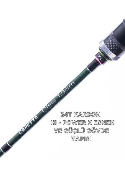 Claw 198 cm 0.3-6 gr Aji Lrf Kamışı
