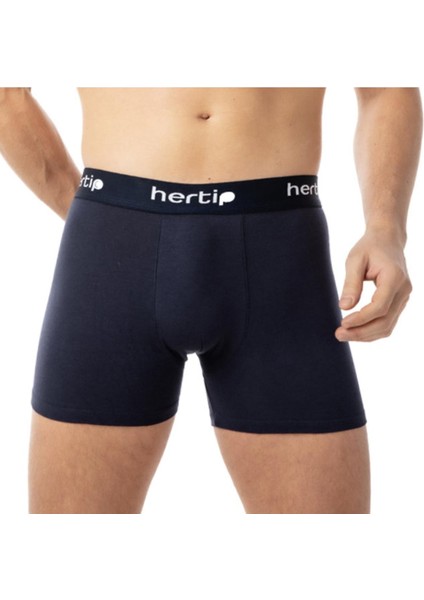 Lacivert Modal Boxer Full Comfort Rahat Kesim 6'lı Paket