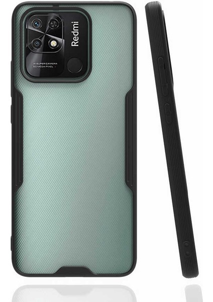 Xiaomi Poco C40 Kılıf Hgea Parfe Kapak-Siyah