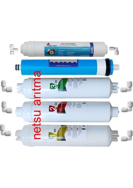 İhlas aura Cebilon Plus,silver,platinum uyumlu,Kapalı kasa Su arıtma Filtresi,5 Li Filtre Set fiyatları