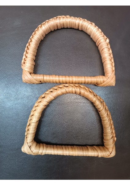 Örgülü Bambu Çanta Sapı