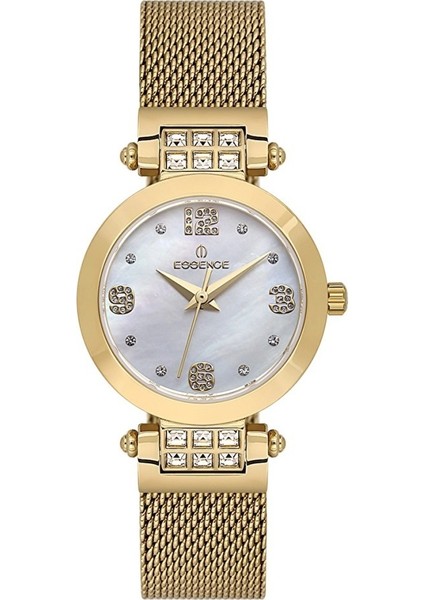 ES6931FE.120 Altın Kaplama Hasır Kordon Kadın Kol Saati