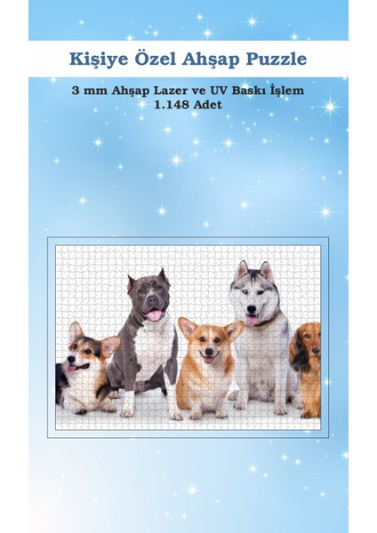 Kişiye ve Firmalara Özel Ahşap Puzzle
