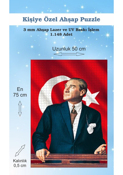 Kişiye ve Firmalara Özel Ahşap Puzzle