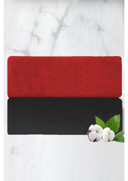 2 Li Lüks El Yüz Havlu Seti 50X90 cm %100 Pamuklu Gramajlı Sija