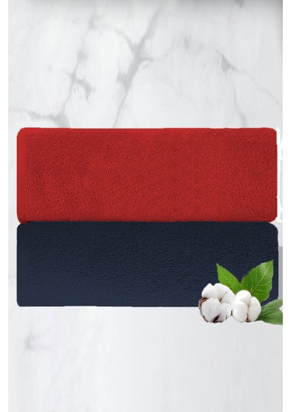 2 Li Lüks El Yüz Havlu Seti 50X90 cm %100 Pamuklu Gramajlı Sija