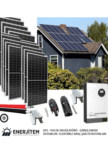 Ongrid Şebeke Bağlantılı 100 Kw Güneş Enerjisi Solar Paket,konstrüksiyon Dahil