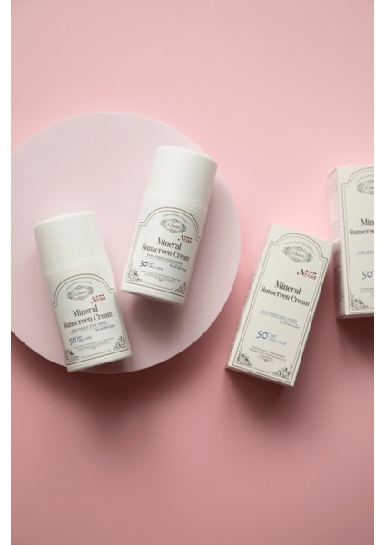 Mineral Güneş Kremi |Mineral Filtreli | Çocuklar Dahil Tüm Ciltler Için 50+Spf | 50 ml