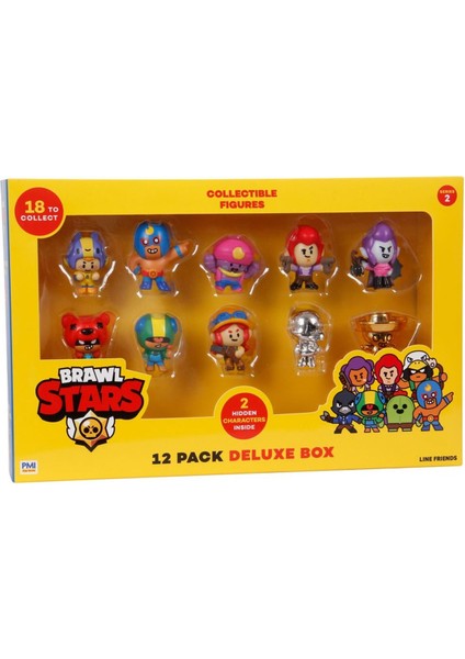 Lisanslı Brawl Stars 12'li Delüks Figür Seti: 10 + 2 Gizli Figürle Koleksiyonunu Tamamla! fiyatları