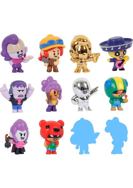Lisanslı Brawl Stars 12'li Delüks Figür Seti: 10 + 2 Gizli Figürle Koleksiyonunu Tamamla! modelleri