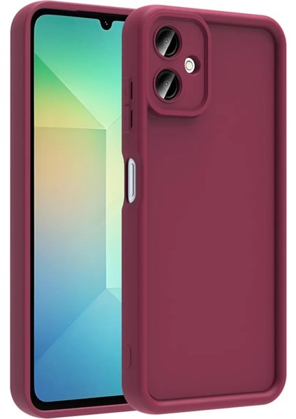 Samsung Galaxy A06 Uyumlu Kamera Korumalı Parlak Stil Tasarım Kapak