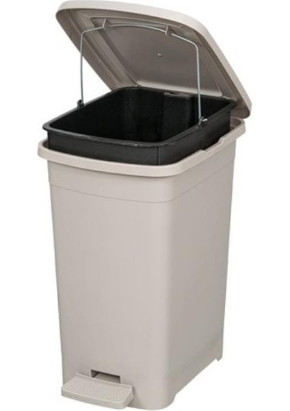 ELF-İ343 Slim Pedallı Plastik Çöp Kovası Iç Kovalı 15 Lt