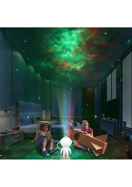 Astronot Projektör Işık, Gece Lambası,çocuk Odası