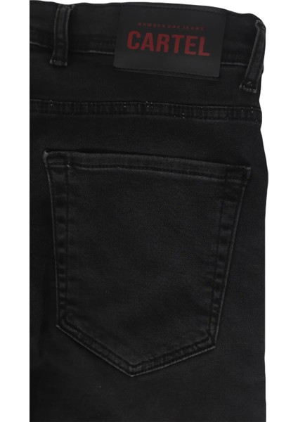 Fistan Store Erkek Füme Yüksek Bel Rahat Kesim Boru Paça Büyük Beden Jean Pantolon indirimleri